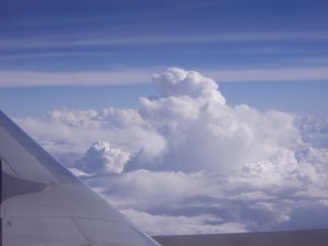 flying over the storms