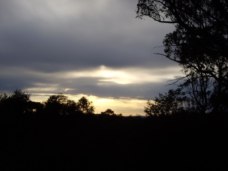 Sunrise in the mountains